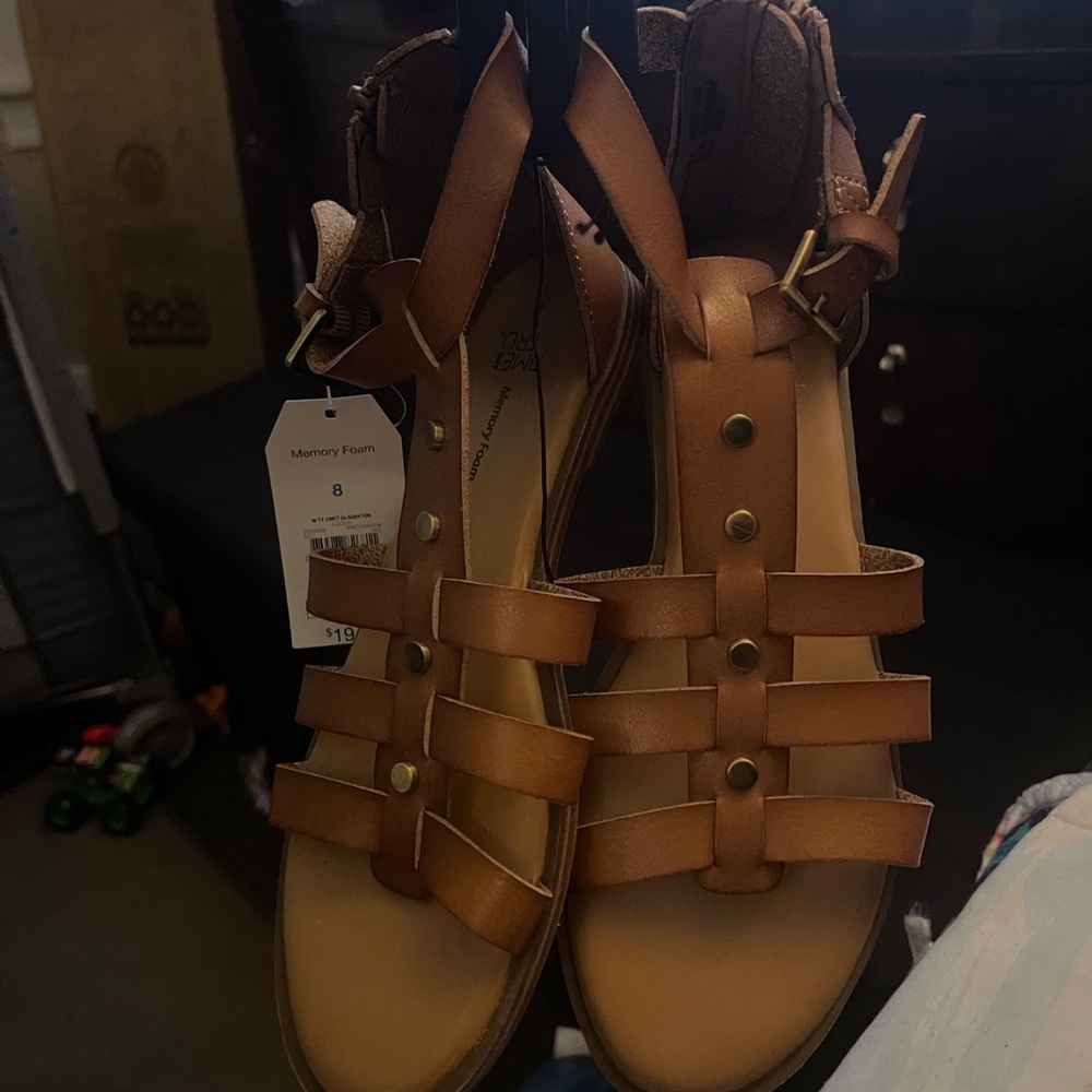 Tan Gladiator Sandals
